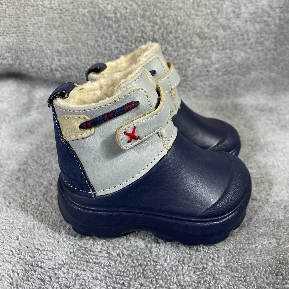 Crib Shoes Boots Size 2 Blue Baby‎